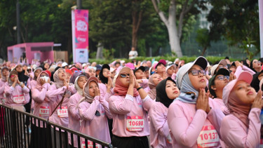 Acara She Runs The World di Sudirman, Jakarta.