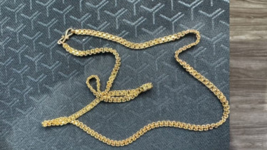 Kalung emas seberat 25 gram milik WN India yang dijambret
