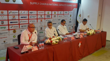 [dok. SKK Migas dalam konferensi pers 'Supply Chain & National Capacity Summit 2024' di kantor SKK Migas, Jakarta, Rabu, 7 Agustus 2024]