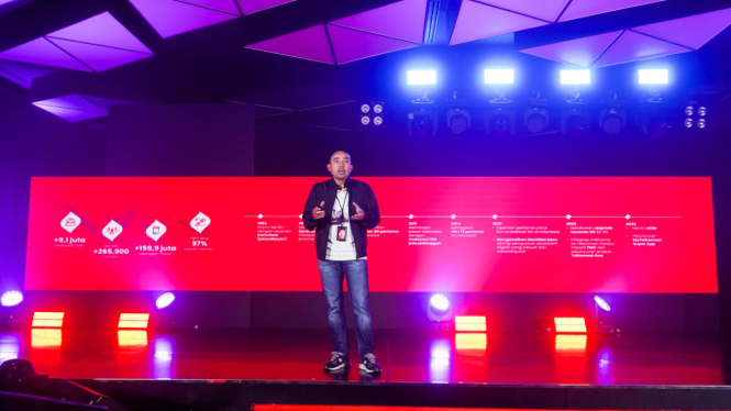 Vice President Corporate Communications and Social Responsibility Telkomsel Saki Hamsat Bramono.