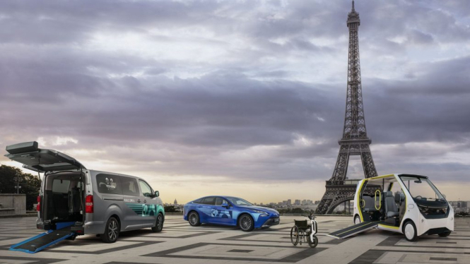 Kendaraan listrik Toyota di Olimpiade Paris 2024