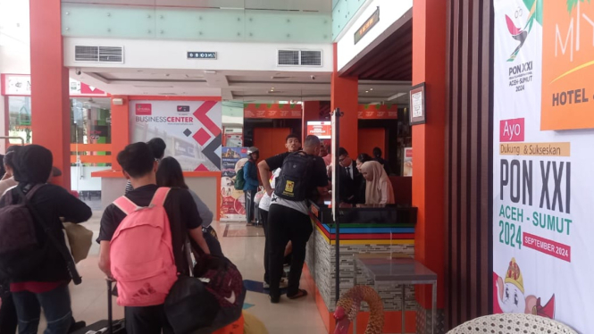 Atlet Squash dan Taekwondo Sumut diusir dari Hotel San Cemara Asri Medan.(istimewa/VIVA)