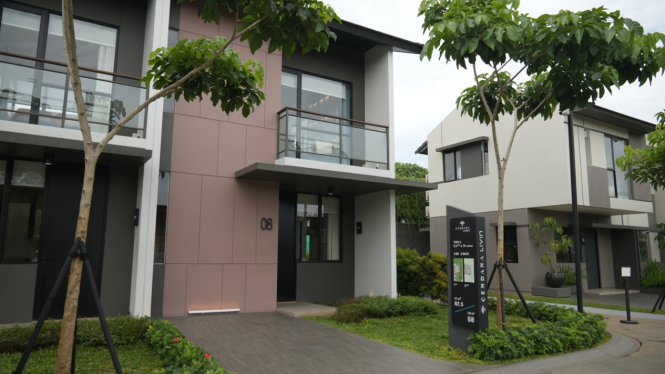Proyek rumah tapak yang dikembangkan PT Lippo Karawaci Tbk (LPKR) di Park Serpong