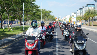 Komunitas Honda PCX lakukan Convoy Merdeka