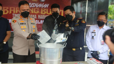 Bea Cukai musnahkan narkoba
