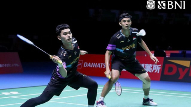Ganda putra Indonesia Leo Rolly Carnando/Bagas Maulana