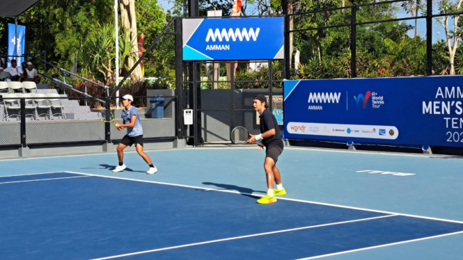 Christopher Rungkat/Nathan Barki Terhenti di Semifinal  ITF M15 Bali