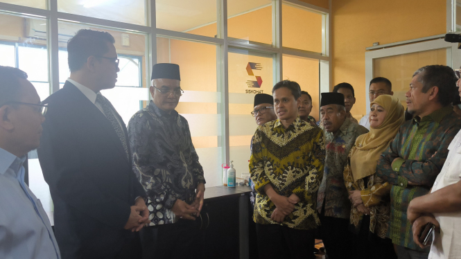 Sejumlah anggota Pansus Angket Haji sidak ke Gedung Siskohat Kemenag, Rabu, 4 September 2024