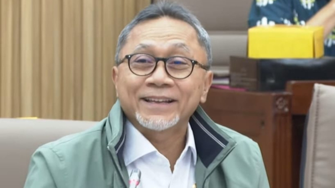 Menteri Perdagangan, Zulkifli Hasan, dalam rapat kerja dengan Komisi VI DPR RI, Rabu, 4 September 2024