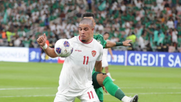 Timnas Indonesia saat melawan Timnas Arab Saudi