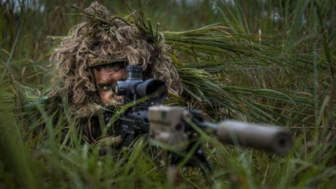 VIVA Militer: Penembak runduk (sniper) militer Amerika Serikat