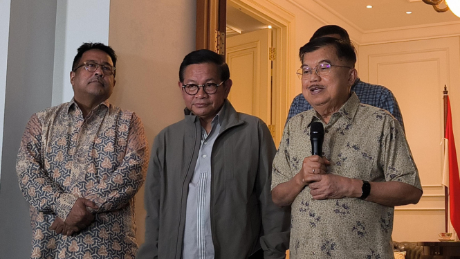 Bakal cagub-Cawagub Jakarta, Pramono Anung-Rano Karno Bertemu dengan Jusuf Kalla