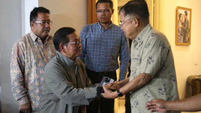 Bakal cagub-Cawagub Jakarta, Pramono Anung-Rano Karno Bertemu dengan Jusuf Kalla