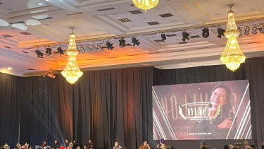 Peluncuran buku Menteri Keuangan Sri Mulyani berjudul No Limits Reformasi dengan Hati
