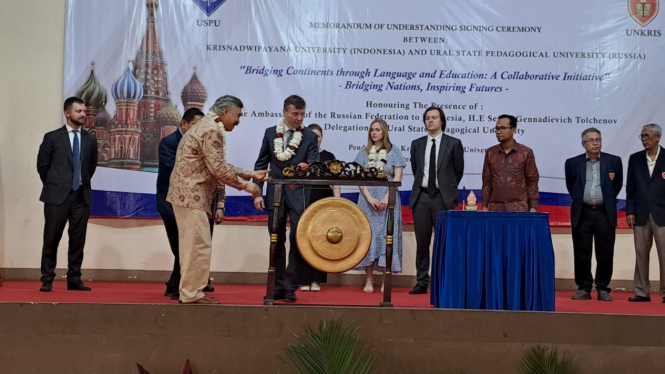 MOU Kampus Rusia dan UNKRIS (Doc: Istimewa)