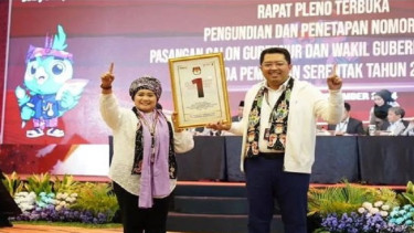 Luluk Nur Hamidah-Lukmanul Khakim dapat nomor urut 1