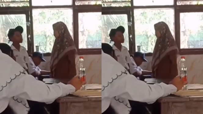 Siswa di Lamongan Ditampar Guru