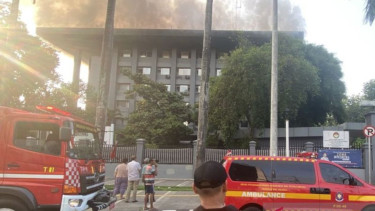 Kebakaran Gedung Bakamla.