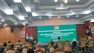 MPR gelar silaturahmi kebangsaan dengan keluarga Presiden ke-4 RI, Abdurrahman Wahid (Gus Dur).