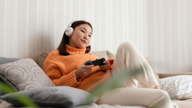 Ilustrasi Bermain Game