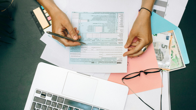 Ilustrasi 'budgeting' atau membuat anggaran.