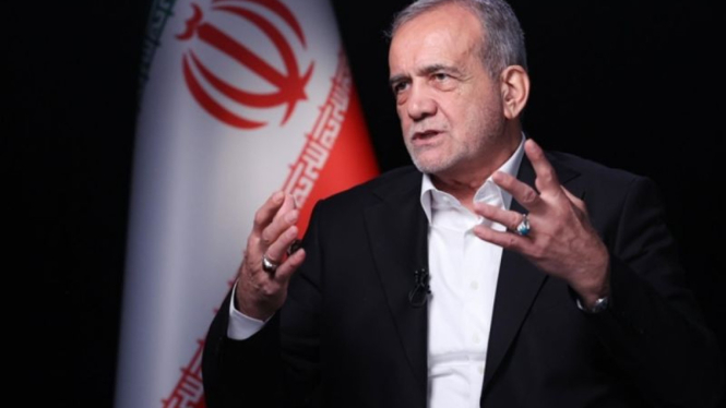 Presiden Iran Masoud Pezeshkian.