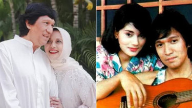 Marissa Haque dan Ikang Fawzi dulu dan sekarang