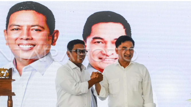 Paslon Cagub dan Cawagub Andra Soni-Dimyati Natakusumah