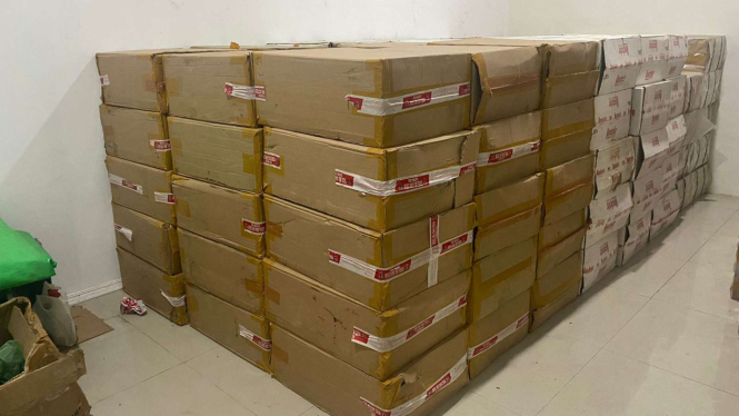 Bea Cukai Langsa hentikan pengiriman satu juta batang rokok ilegal
