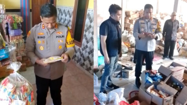 Ratusan Jamaah Keracunan, Polisi Kediri Temukan Tumpukan Snack Kadaluarsa