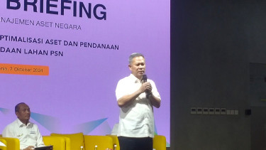 Direktur Utama Lembaga Manajemen Aset Negara (LMAN) Basuki Purwadi
