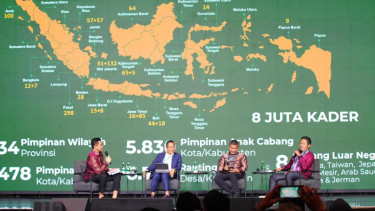 Ketua Umum Pimpinan Pusat Gerakan Pemuda Ansor (GP Ansor) Addin Jauharuddin.