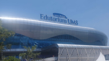 Edutorium UMS venue Peparnas mirip markas Bayern Munich