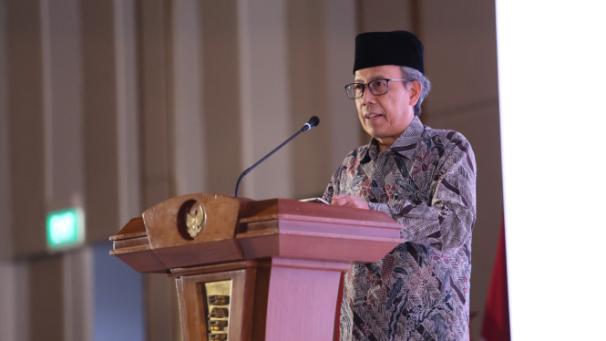  Amich Alhumami, saat peluncuran Manajemen Talenta Nasional