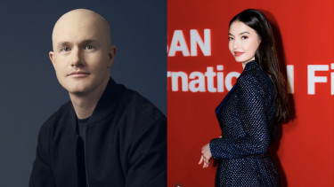 Brian Armstrong dan Raline Shah.