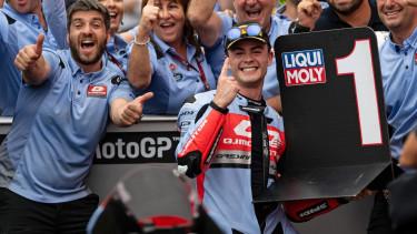 Pembalap Moto2 dari Gresini Racing, Manuel Gonzalez