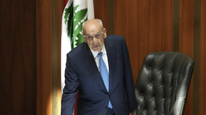  Ketua Parlemen Lebanon, Nabih Berri 