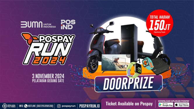 Pospay Run 2024 Digelar 3 November 2024