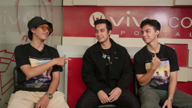 Para Cast Film Anak Kolong berkunjung ke VIVAcoid