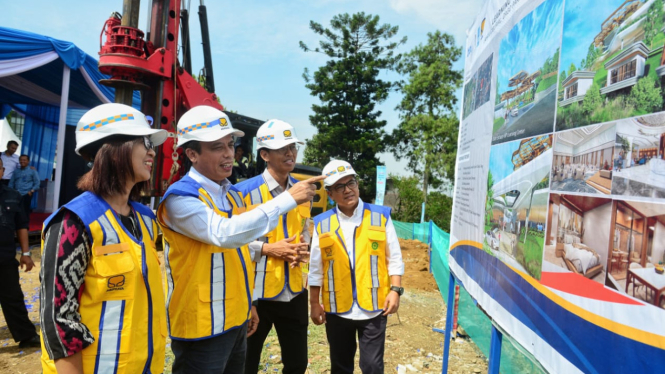 Proyek Learning Center BTN di Bandung.