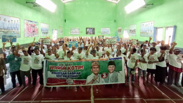 Ratusan masyarakat Kotawaringin Timur dukung Agustiar Sabran-Edy Pratowo