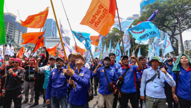 Demo Buruh, Kawal Putusan MK Terkait Omnibus Law UU Cipta Kerja