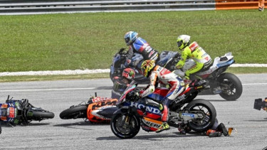 Tabrakan horor di MotoGP Malaysia