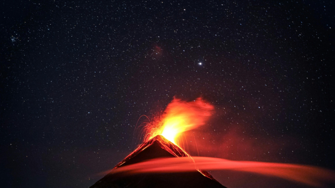 Ilustrasi Gunung Berapi 