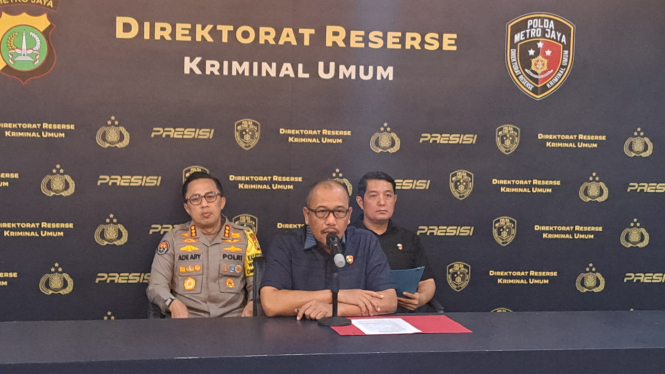 Direktur Reserse Kriminal Umum Polda Metro Jaya, Komisaris Besar Polisi Wira Satya Triputra.