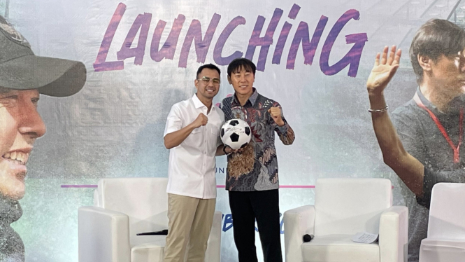 Raffi Ahmad dan Shin Tae Yong