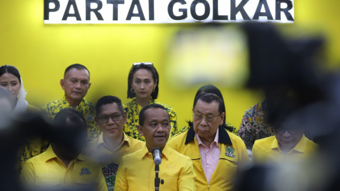 Pengumuman Pengurus Partai Golkar, Ketua Umum Partai Golkar Bahlil Lahadalia
