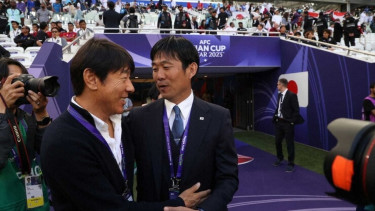 Shin Tae-yong dan Hajime Moriyasu