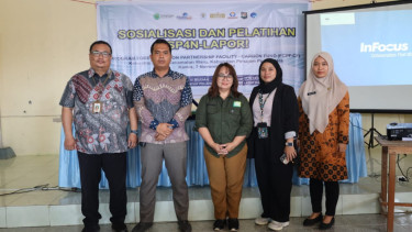 Sosialisasi SP4N LAPOR! di Desa Waru, Penajam Paser Utara