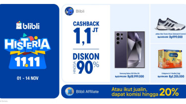Diskon Adidas di Promo 11.11 Blibli